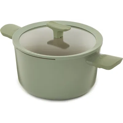 Berghoff Leo Balance 4.6-quart Nonstick Covered Stockpot In Green