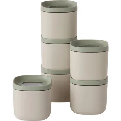 Berghoff Leo Balance 6-piece Covered Food Container Set In Gray