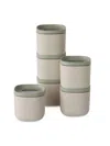 Berghoff Leo Balance 6-piece Covered Food Container Set In Grey