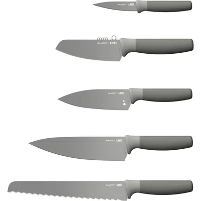 Berghoff Leo Balance 6-piece Knife Block In Green