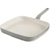 Berghoff Leo Balance Square Grill Pan In Moon Mist