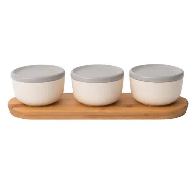 Berghoff Leo Bowl Set In Brown;gray;beige