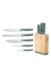 Berghoff Leo Forest Knife Block 6-piece Set In Green/beige