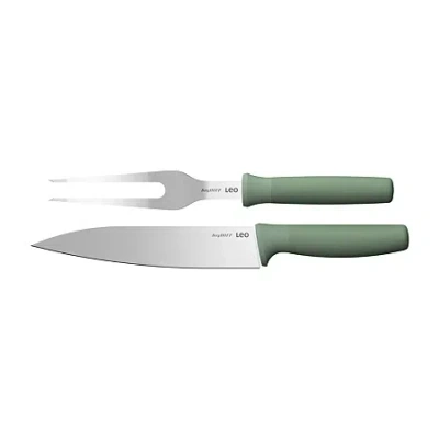 Berghoff Leo Forest Stainless Steel 2-pc. Carving Knife Set In Green