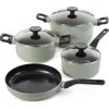 Berghoff Leo Glint 7-piece Cookware Set In Sage