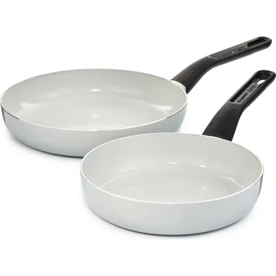 Berghoff Leo Glints 2-piece Fry Pan Set In Cream