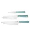 Berghoff Leo Glints 3-piece Cutlery Set In Slate