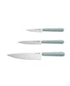 Berghoff Leo Glints 3-piece Starter Knife Set In Slate