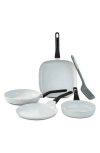 Berghoff Leo Glints Ceramic Non-stick 5-pc. Cookware Set In Spirit