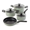 Berghoff Leo Glints Ceramic Non-stick 7-pc. Cookware Set In White