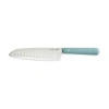 Berghoff Leo Glints Stainless Steel 7" Santoku Knife In Blue