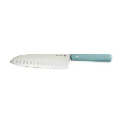 Berghoff Leo Glints Stainless Steel 7" Santoku Knife In Blue