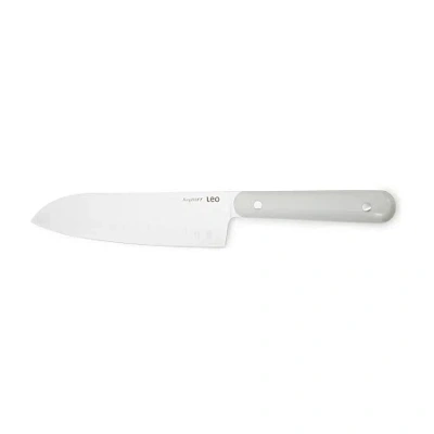 Berghoff Leo Glints Stainless Steel 7" Santoku Knife In White