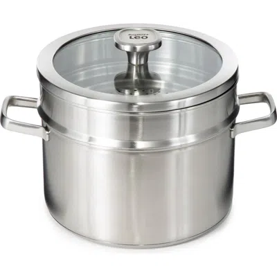 Berghoff Leo Graphite 10-inch Steamer In Metallic