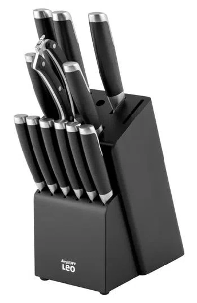 Berghoff Leo Graphite 13-piece Knife Block Set In Black
