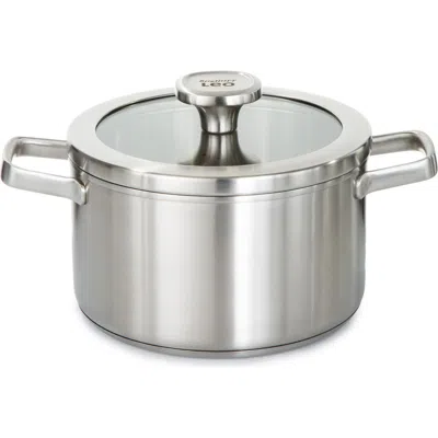 Berghoff Leo Graphite 3.6-quart Covered Stockpot In Grey