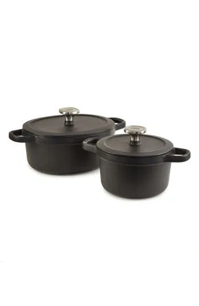 Berghoff Leo Graphite 4-piece Cookware Set In Black