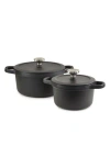 Berghoff Leo Graphite 4-piece Cookware Set In Black