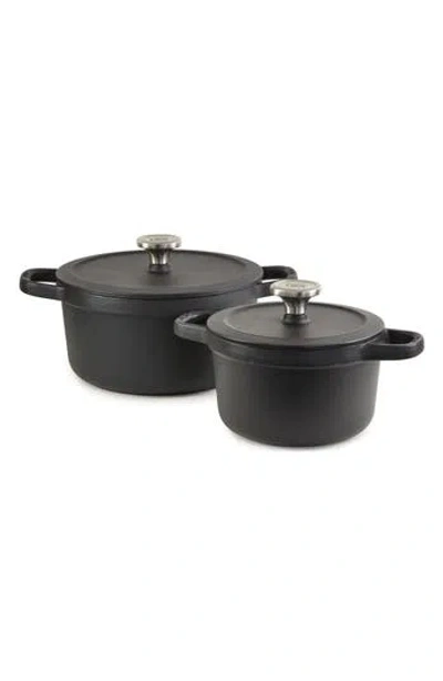 Berghoff Leo Graphite 4-piece Cookware Set In Black