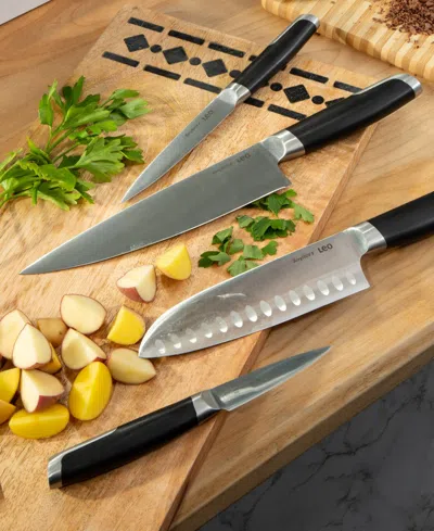 Berghoff Leo Graphite 4-piece Cutlery Set In Black