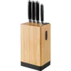 Berghoff Leo Graphite 5-piece Knife Block Set In Black, Beige