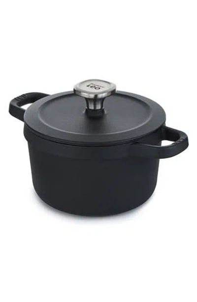 Berghoff Leo Graphite Enameled Cast Iron Stockpot In Black