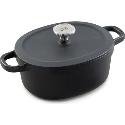 Berghoff Leo Graphite Enameled Cast Iron Stockpot In Black