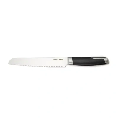 Berghoff Leo Graphite Stainless Steel 8" Bread Knife In Black