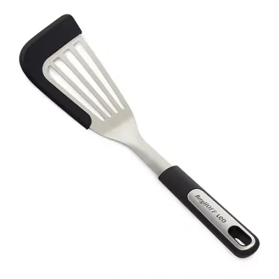 Berghoff Leo Graphite Stainless Steel Slotted Fish Turner In Black