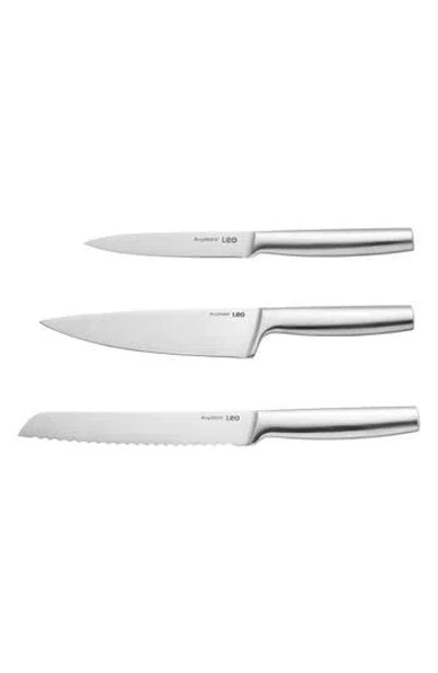 Berghoff Leo Legacy 3-piece Knife Set In Silver
