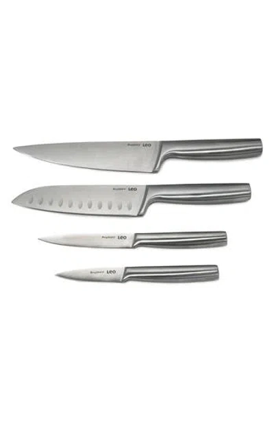 Berghoff Leo Legacy 4-piece Knife Set In Silver