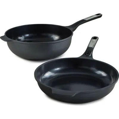 Berghoff Leo Phantom 2-piece Stir Fry Set In Black