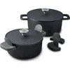 Berghoff Leo Phantom 4-piece Cookware Set In Black