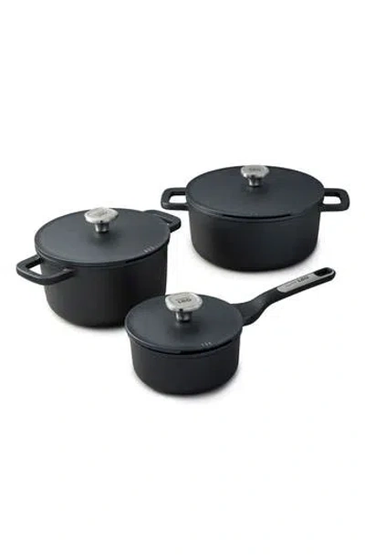 Berghoff Leo Phantom 6-piece Cookware Set In Black