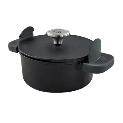 Berghoff Leo Phantom Ceramic 2.7-qt. Non-stick Stockpot In Black