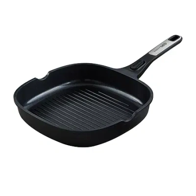 Berghoff Leo Phantom Ceramic Non-stick 10.25" Grill Pan In Black