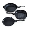 Berghoff Leo Phantom Ceramic Non-stick 3-pc. Cookware Set In Black