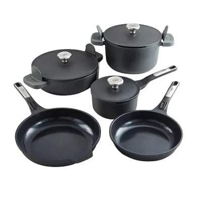 Berghoff Leo Phantom Ceramic Non-stick 8-pc. Cookware Set In Black