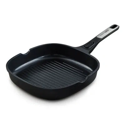 Berghoff Leo Phantom Nonstick Ceramic 10.25" Grill Pan, Recycled In Black
