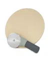 Berghoff Leo Pizza Stone And Cutter Set In Multicolor