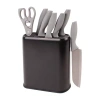 Berghoff Leo Stainless Steel 8-pc. Universal Knife Block Set In Gray