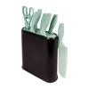 Berghoff Leo Stainless Steel 8-pc. Universal Knife Block Set In Green