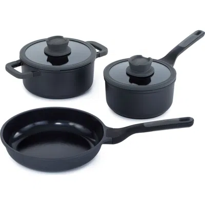 Berghoff Leo Stone+ 5-piece Specialty Pan Set In Blue