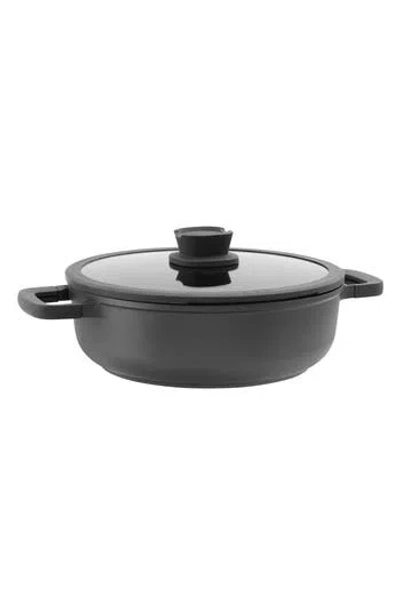 Berghoff Leo Stone Nonstick 5-quart Covered Sauté Pan In Black