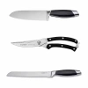 Berghoff Moon Stainless Steel 3-pc. Knife Set In Black