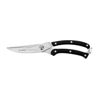 Berghoff Moon Stainless Steel 8" Poultry Kitchen Shears In Black