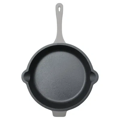Berghoff Neo 10" Cast Iron Fry Pan, Oyster In Gray,black