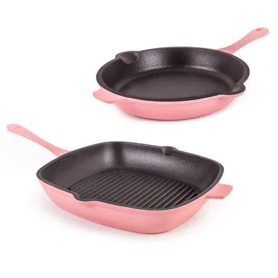 Berghoff Neo 2pc Cast Iron Cookware Set In Pink