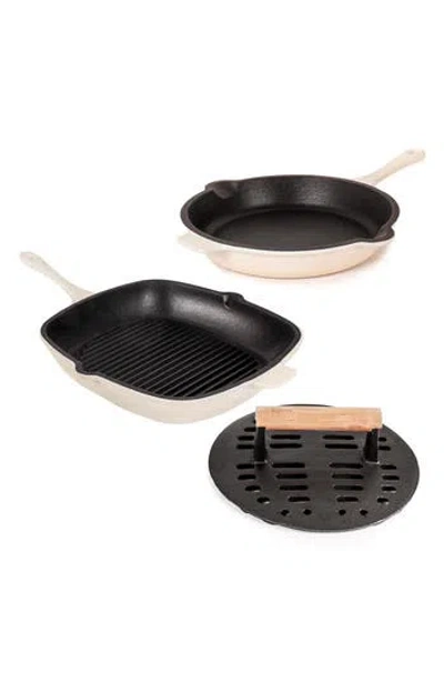 Berghoff Neo 3-piece Cast Iron Set In White