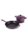 Berghoff Neo 3-piece Cookware Set In Purple